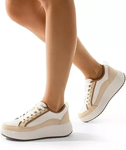 Women's Size 7 Fashion Sneakers Comfortable Casual Shoes Platform Athletic Shoes