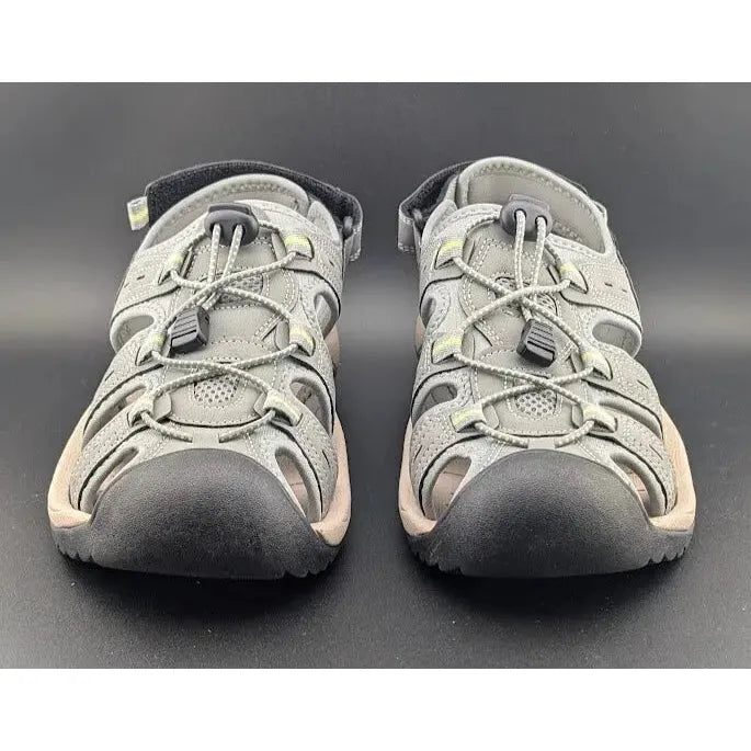 Mens Size 11 Grey Summer Sport Fishman Sandals - Comfy Beach Water Walking Shoes - SoleComfort.shoes