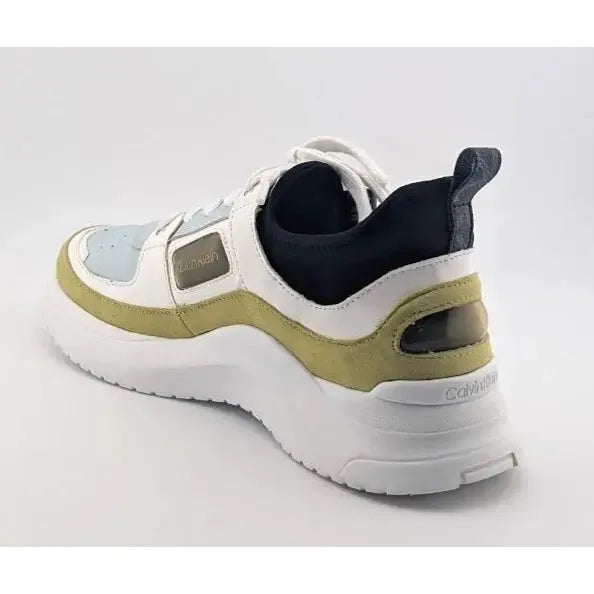 Pre-owned Calvin Klein Womens Ultra Neoprene Multicolor Lace-Up Sneaker Shoes Size 8M Calvin Klein