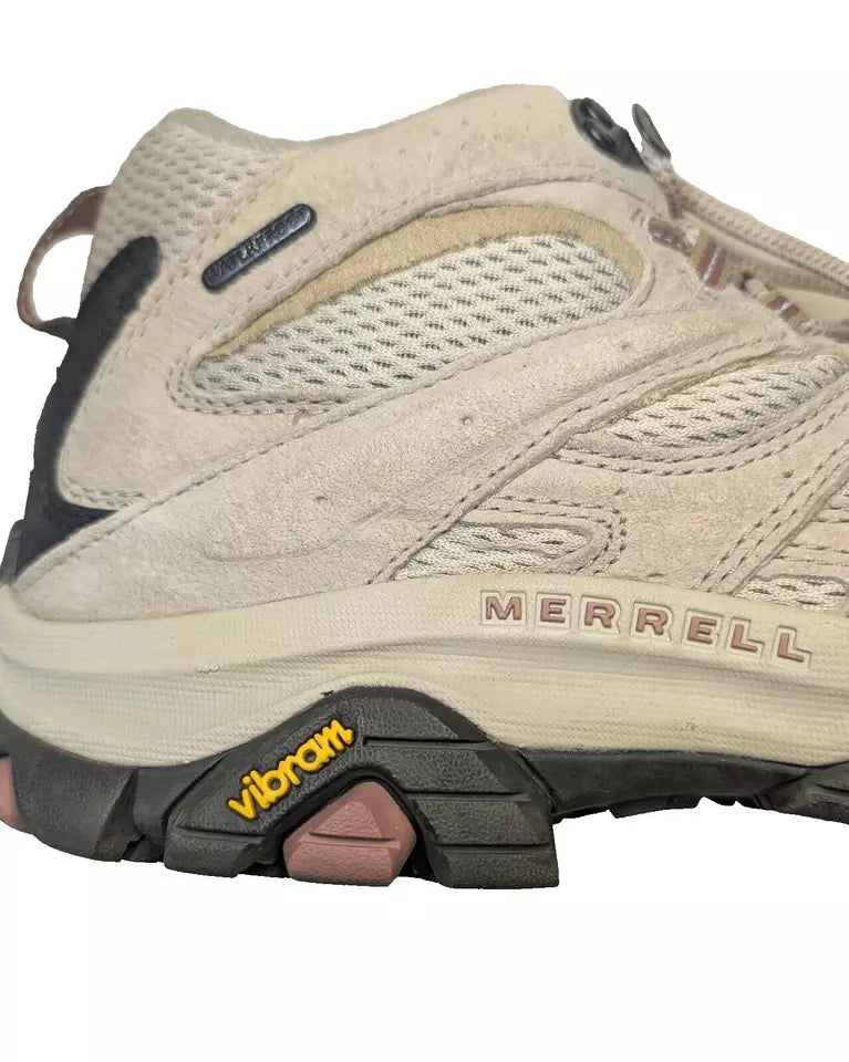 Pre-Owned Merrell Women's Moab 3 MID WP Boot Aluminum J036330 Size 11 (US) 42.5 (EU)