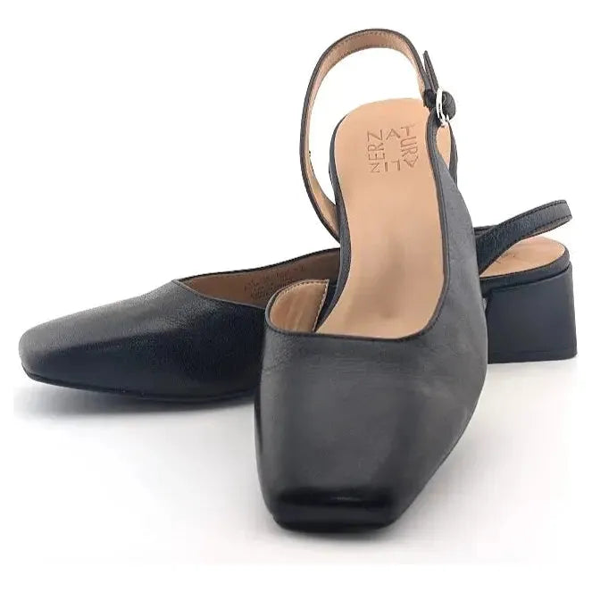 Naturalizer Size: 8.5 Jayla Low Heel Slingback Dress Shoes New Black 18960L3001 Naturalizer