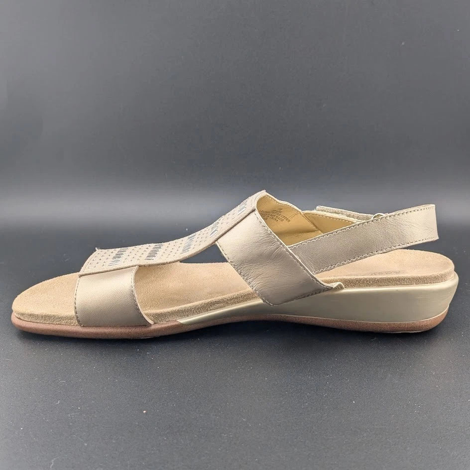 Easy Spirit Womens Hazel Wedge Sandal, Biege 150, 10 Narrow US SoleComfort.shoes