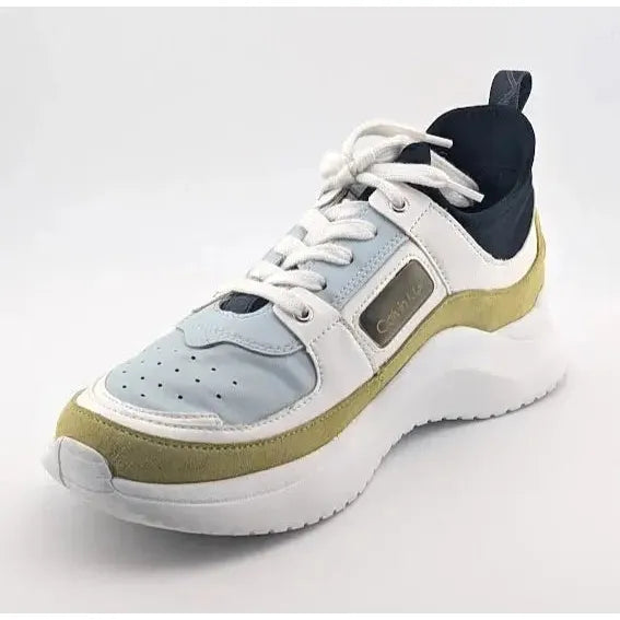 Pre-owned Calvin Klein Womens Ultra Neoprene Multicolor Lace-Up Sneaker Shoes Size 8M Calvin Klein