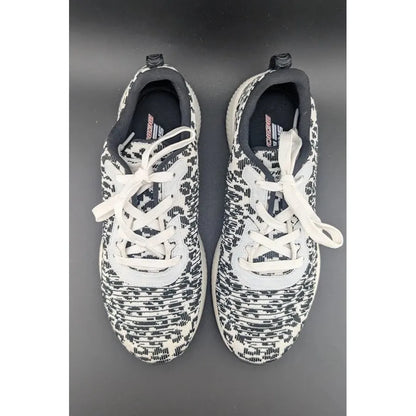 Skechers Bob's Squad Women's Size 6.5 Mighty Cat Running Shoes Leopard Sneakers SoleComfort.shoes