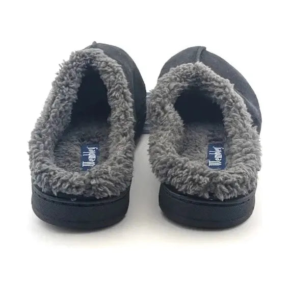 Father's Day***Wembley Mens Indoor/Outdoor Microsuede Slipper with Plush Fleece Lining L & XL Wembley