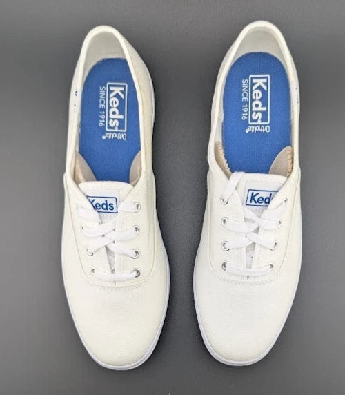 Keds Women's Champion Originals Lace Up, Ivory, Size 8.5M WF34000
