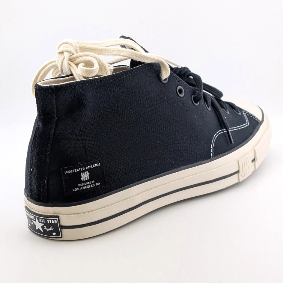 Converse Chuck Undefeated 1970's Mid Men's Size 16 Black/Natural A00673C SoleComfort.shoes
