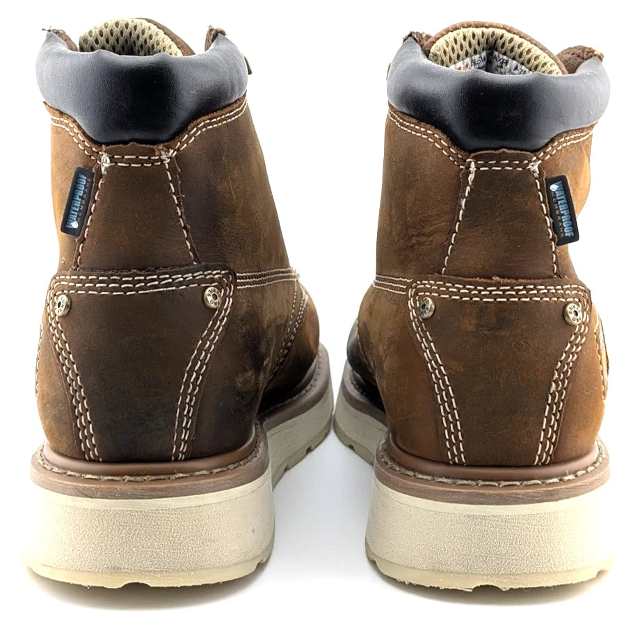 Timberland PRO Men's Size 5.5W GRIDWORKS 6" Brown Waterproof SOFT TOE (EU 37.5) SoleComfort.shoes