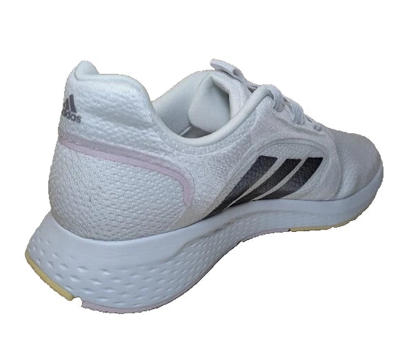 Pre-Owned adidas Women's Edge Lux 5 Sneaker, White/Coffee Metallic/Almost Yellow, 9.5