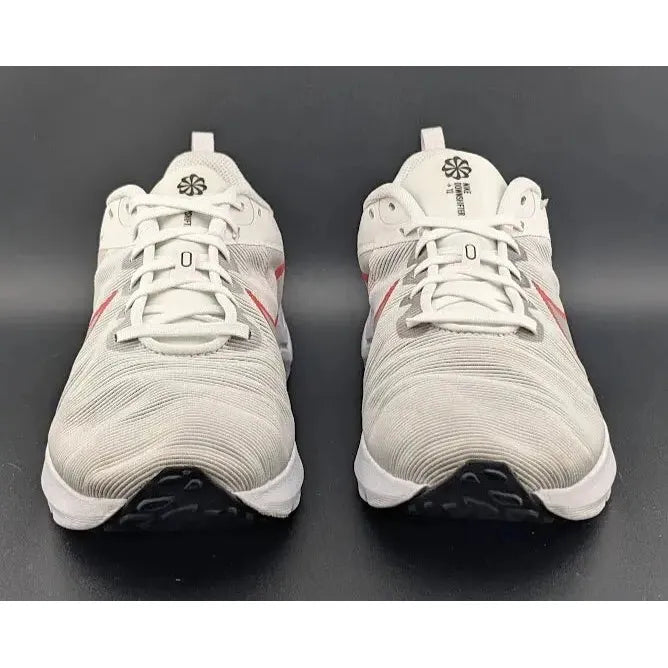 NIKE Mens Size 8 Downshifter 12 | White/Red Athletic Running Shoes - SoleComfort.shoes