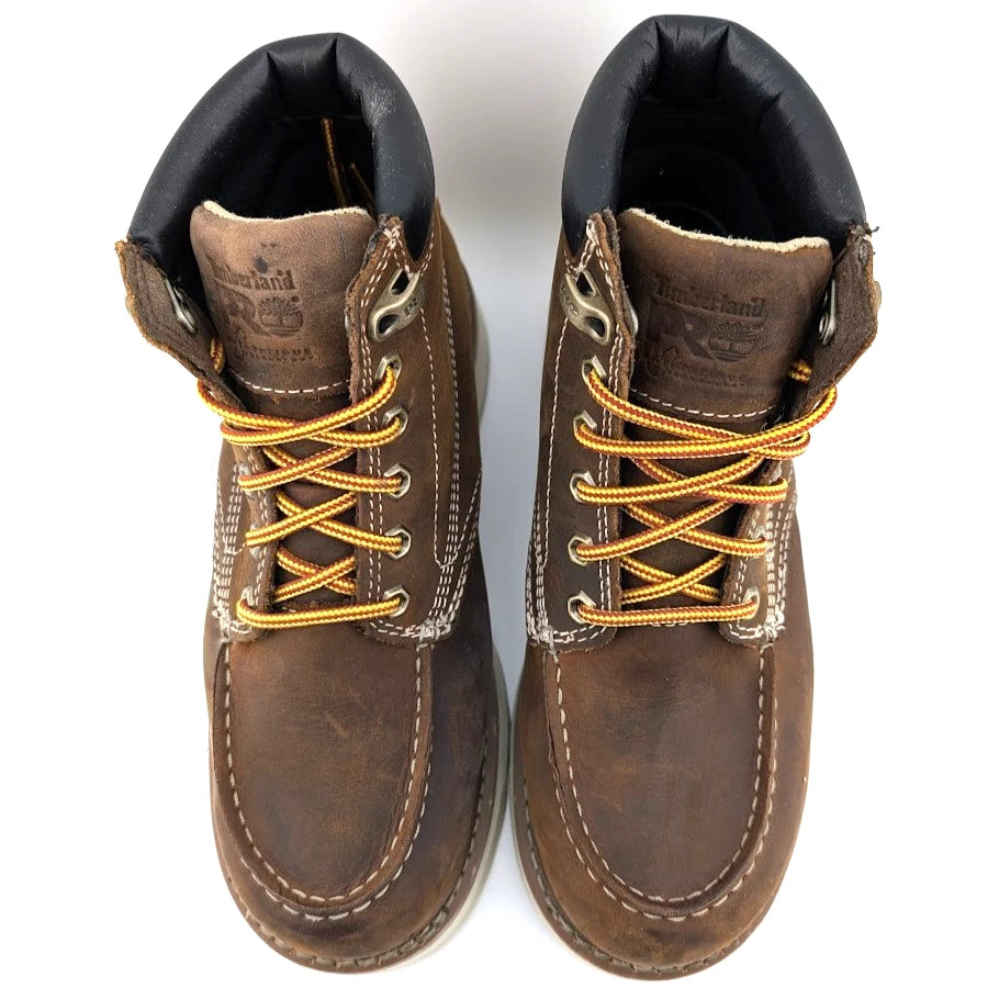 Timberland PRO Men's Size 5.5W GRIDWORKS 6" Brown Waterproof SOFT TOE (EU 37.5) SoleComfort.shoes