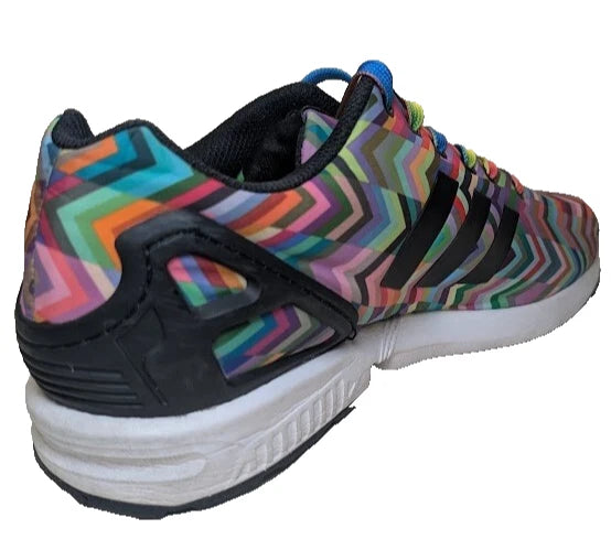 adidas Mens Size 11 ZX Flux Chevron Multicolor Torsion Lace-Up Sneaker B2539