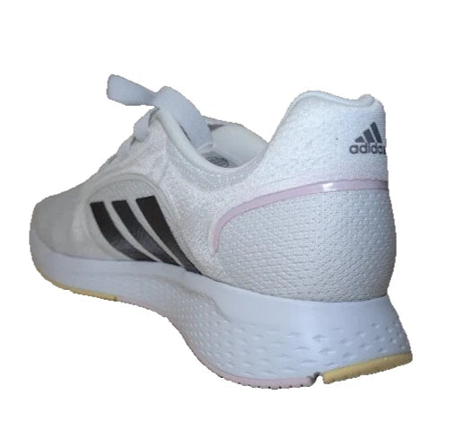 Pre-Owned adidas Women's Edge Lux 5 Sneaker, White/Coffee Metallic/Almost Yellow, 9.5