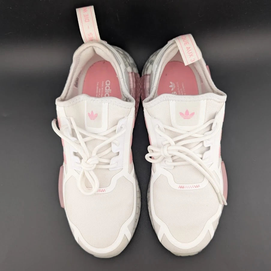 adidas originals Size 6Y NMD_R1 White/Light Pink GX5733 (EU Size 38.5 US Wmn's 8M) Beautiful Shoe! SoleComfort.shoes