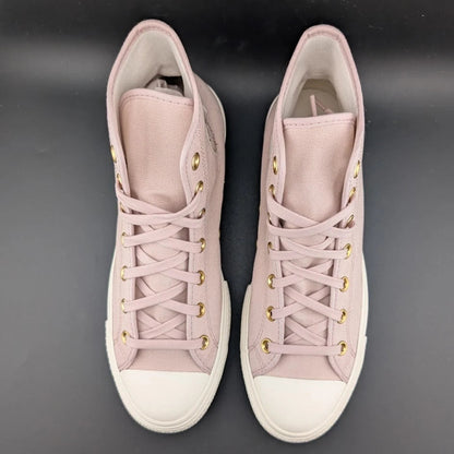 Converse CTAS Chuck Taylor All Star Lift Hi Flush Stone Wos Size 10 Platform SoleComfort.shoes