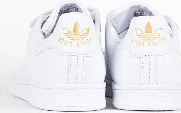 Adidas Originals Stan Smith CF White Gold 3 Strap Men’s 13 Casual Shoes fx5508
