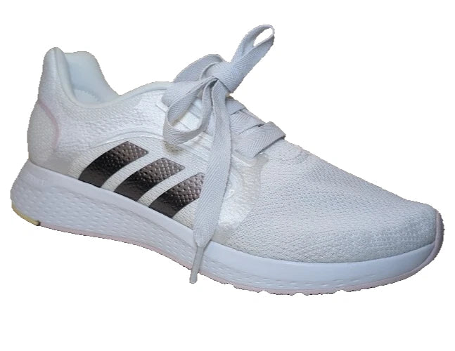 Pre-Owned adidas Women's Edge Lux 5 Sneaker, White/Coffee Metallic/Almost Yellow, 9.5