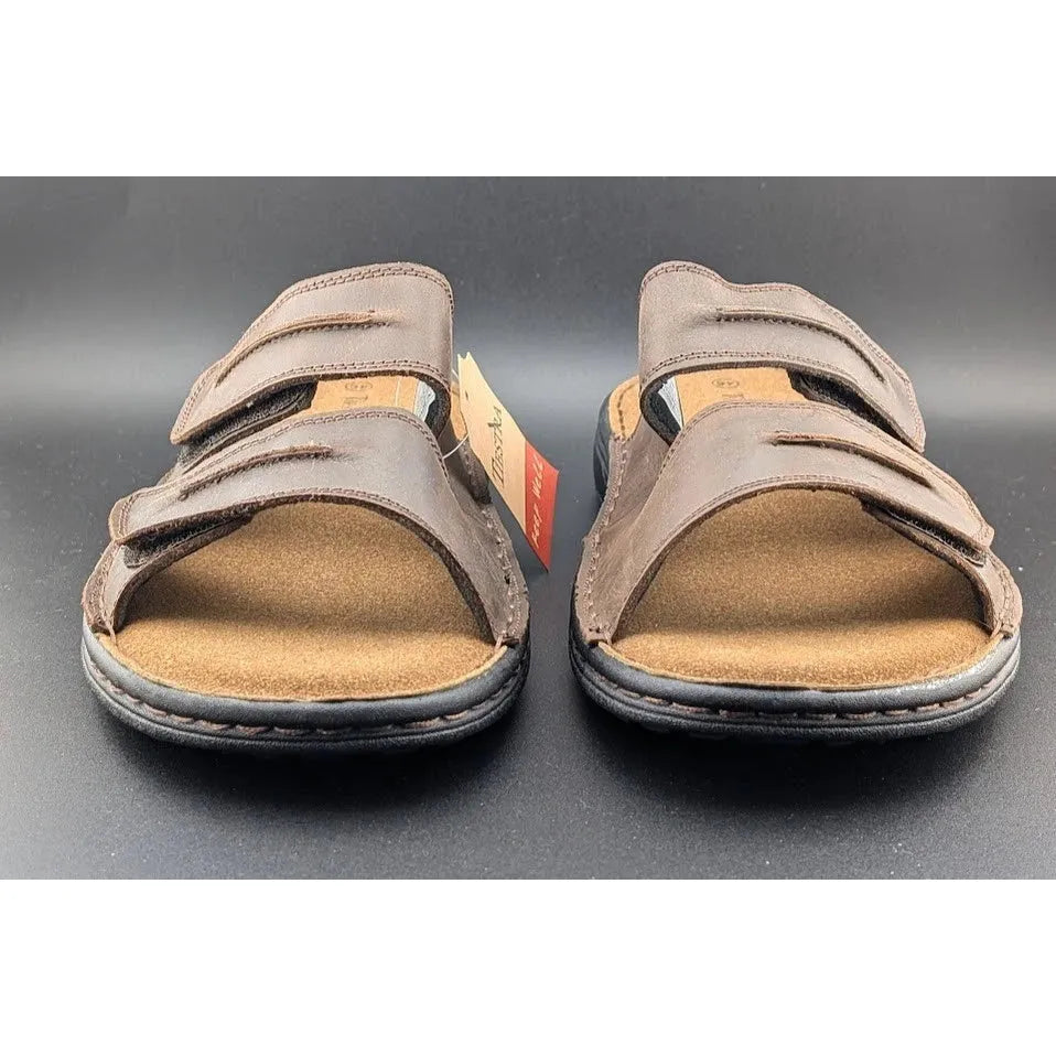 TIESTRA Men's Size 13 / 46 Slides Sandals Casual Comfortable Slip On Slippers SoleComfort.shoes