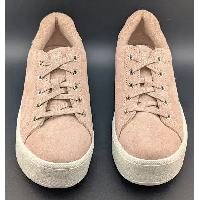 Skechers Womens Size 7.5 Martha Stewart Plateau Chic Lady Rose Suede Leather - SoleComfort.shoes
