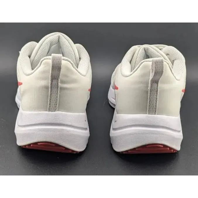 NIKE Mens Size 8 Downshifter 12 | White/Red Athletic Running Shoes - SoleComfort.shoes