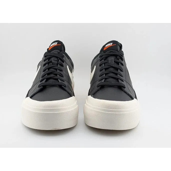 Nike Court Legacy Lift Womens Size 9 Black / White Running Shoe Platform Sneaker S solec SoleComfort.shoes
