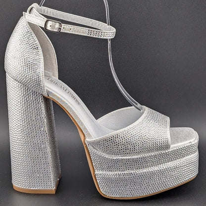 Dream Pairs Women Sz 7 | 2" Platform Chunky 5.5" Heel Pumps College Style Party SoleComfort.shoes