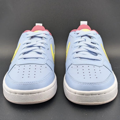 BIG KID'S Nike Court Borough Low 2 GS, UNISEX, Leather, BQ5448-405 | SUPER CLEAN SoleComfort.shoes