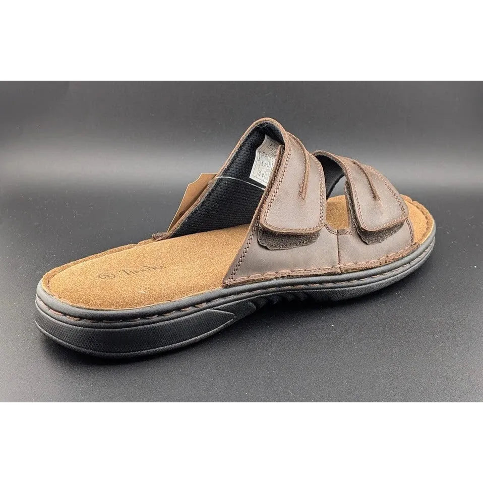 TIESTRA Men's Size 13 / 46 Slides Sandals Casual Comfortable Slip On Slippers SoleComfort.shoes