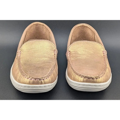Marc Joseph Women's Size 4.5 New York Broadway Rose Gold Loafers (7707956) SoleComfort.shoes
