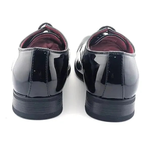 Bruno Marc Men Size 7 Ceremony Patent Leather Dress Shoes Classic Formal Oxford - SoleComfort.shoes