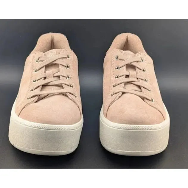 Skechers Womens Size 7.5 Martha Stewart Plateau Chic Lady Rose Suede Leather - SoleComfort.shoes