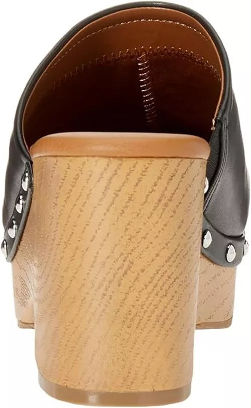 Original Francine Women's Black Studded Platform Clog Womans Size 12 by The Drop