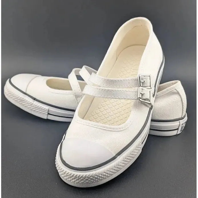 Converse Size 6 All Star Dainty Mary Jane Slip-on Womens CTAS White Canvas - SoleComfort.shoes
