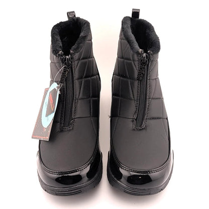Totes Superior Womens Winter Boots Black or Taupe Waterproof Faux Fur Lined Snow SoleComfort.shoes