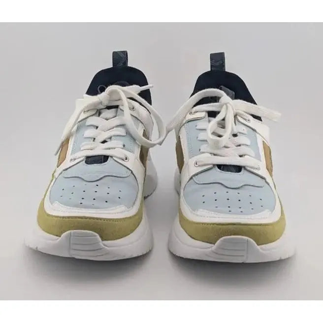 Pre-owned Calvin Klein Womens Ultra Neoprene Multicolor Lace-Up Sneaker Shoes Size 8M Calvin Klein