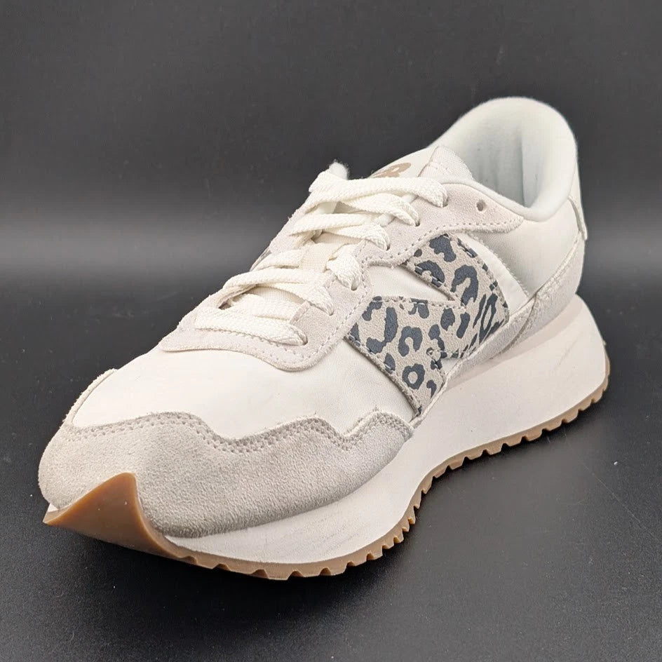 New Balance 237v1 Women's Size 8.5 Sea Salt Blk Gold Athletic Sneakers Shoes SoleComfort.shoes