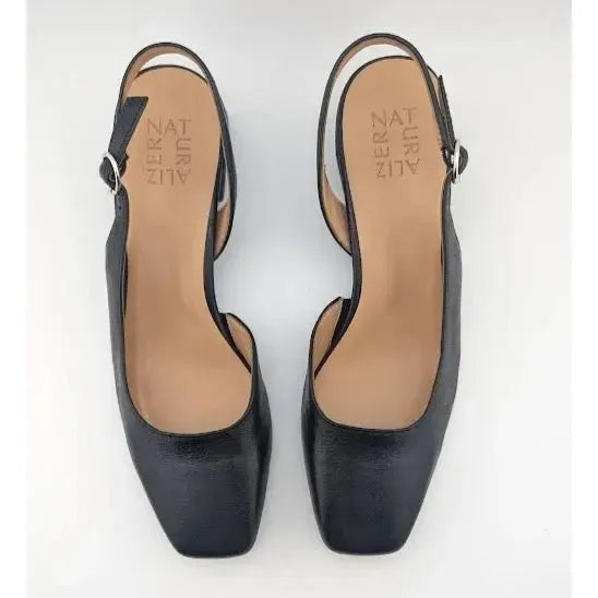Naturalizer Size: 8.5 Jayla Low Heel Slingback Dress Shoes New Black 18960L3001 Naturalizer