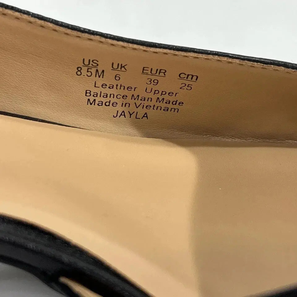 Naturalizer Size: 8.5 Jayla Low Heel Slingback Dress Shoes New Black 18960L3001 Naturalizer