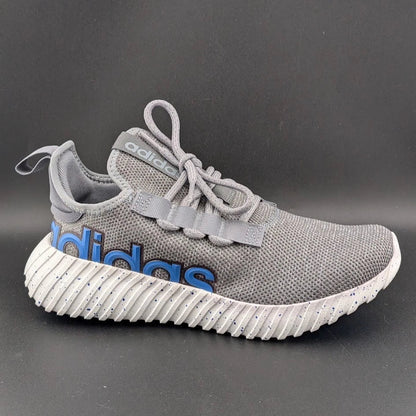adidas Kaptir 3.0 Size 7.5 Wide Slip-on Running Sneaker Men's Shoes Gray Blue SoleComfort.shoes