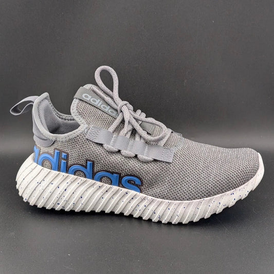 adidas Kaptir 3.0 Size 7.5 Wide Slip-on Running Sneaker Men's Shoes Gray Blue SoleComfort.shoes