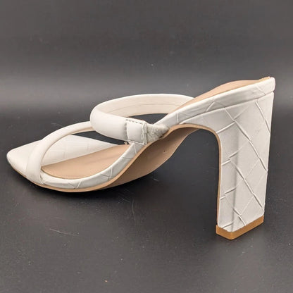 Women's Size 5.5 Two Strap Open Toe Low Block Chunky Heels Sandals Dress Pumps SoleComfort.shoes