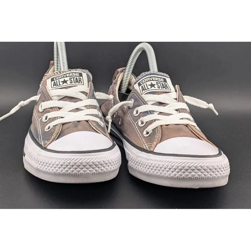 Converse Womens Size 8 CTAS Shoreline Slip On Sneaker Bleached Smoke Grey Shoe SoleComfort.shoes
