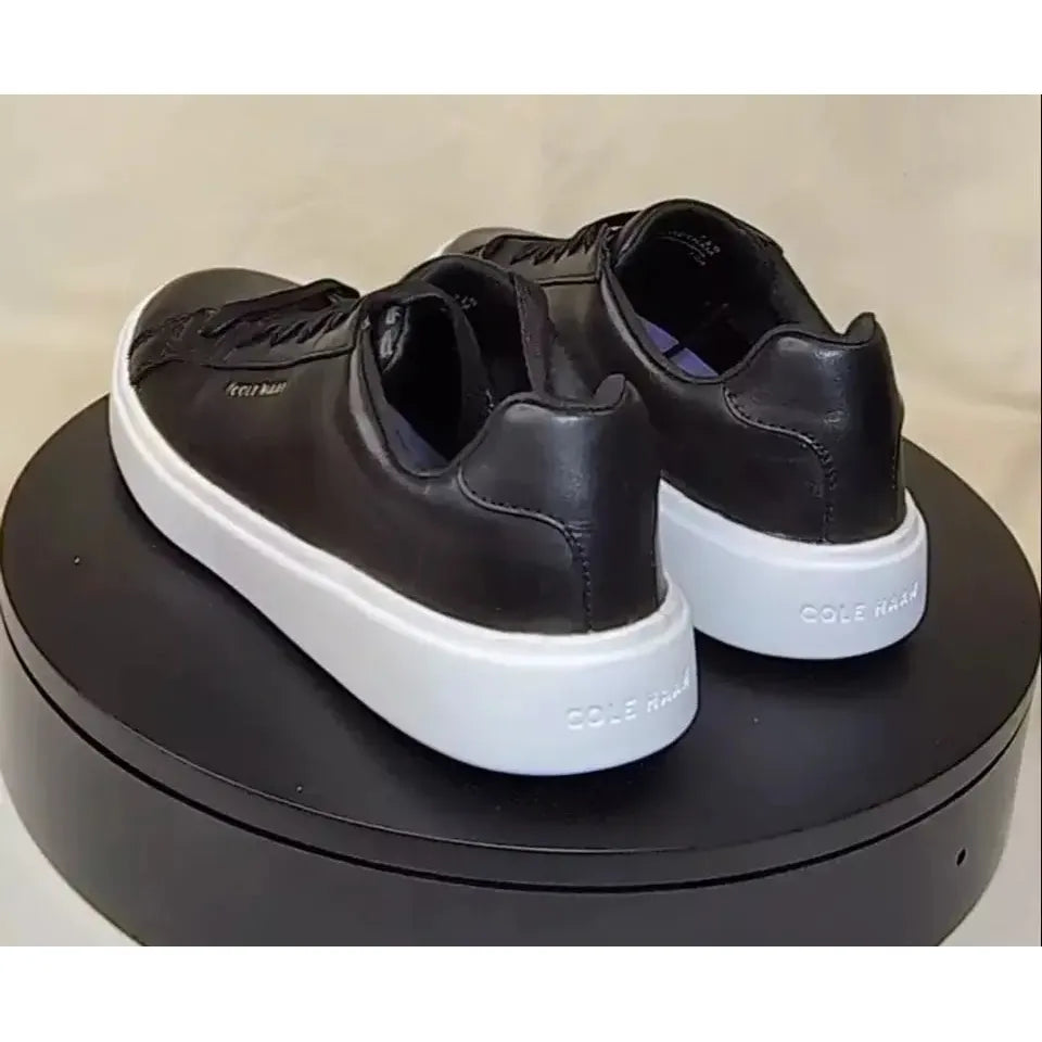Cole Haan Women Grand Crosscourt Daily Sneaker Black/White Travel Shoe Cole Haan