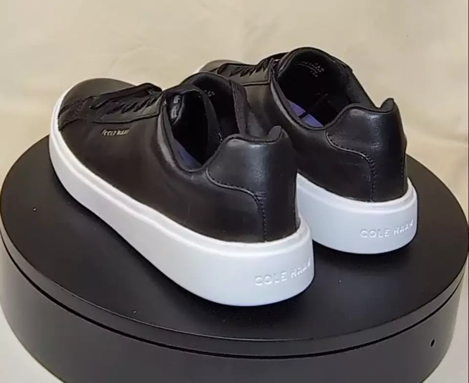 Cole Haan Women Grand Crosscourt Daily Sneaker Black/White Travel Shoe