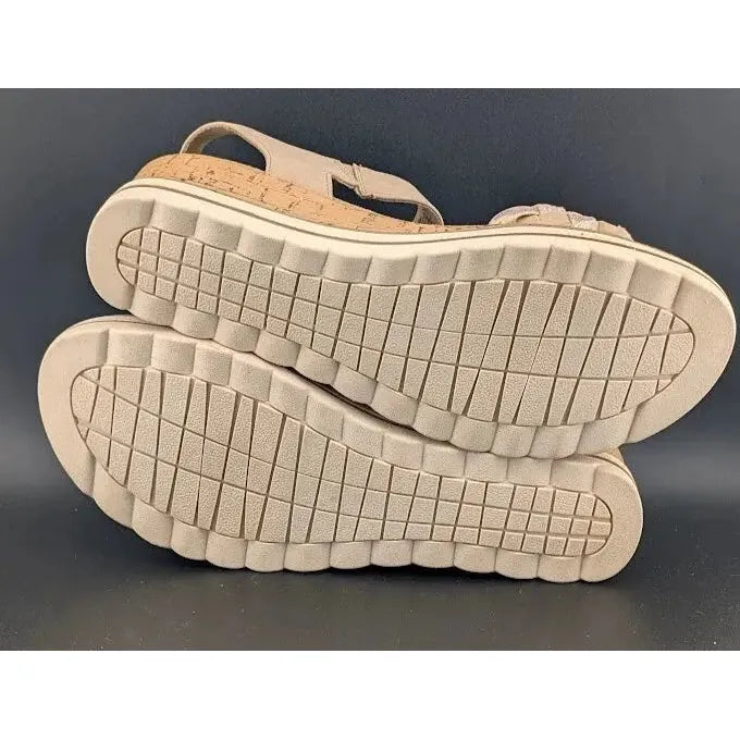 White Mountain Women's Size 10 Braided Strap Wedge Sandal New for Spring 2025 Women's sandals White Mountain