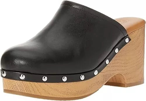 Original Francine Women's Black Studded Platform Clog Womans Size 12 by The Drop
