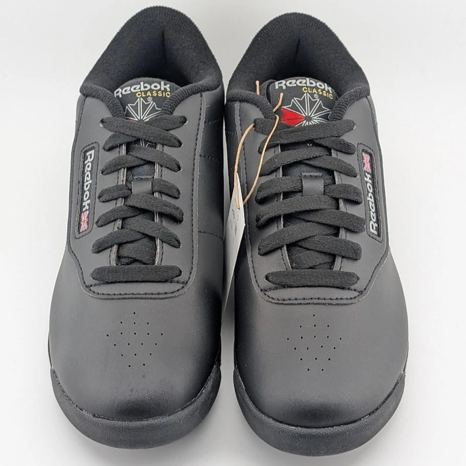 Reebok Women's Size 8 Classic Princess Aerobic Training Sneakers Black 100000120 SoleComfort.shoes