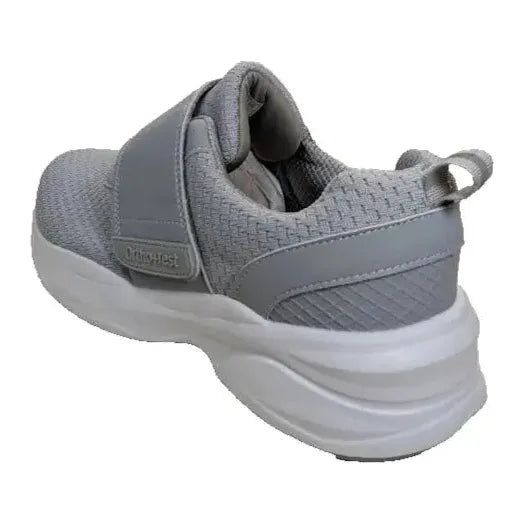 Ortho+rest Women Diabetic Shoes with Adjustable Closure 11 Wide, Light Grey Ortho+rest