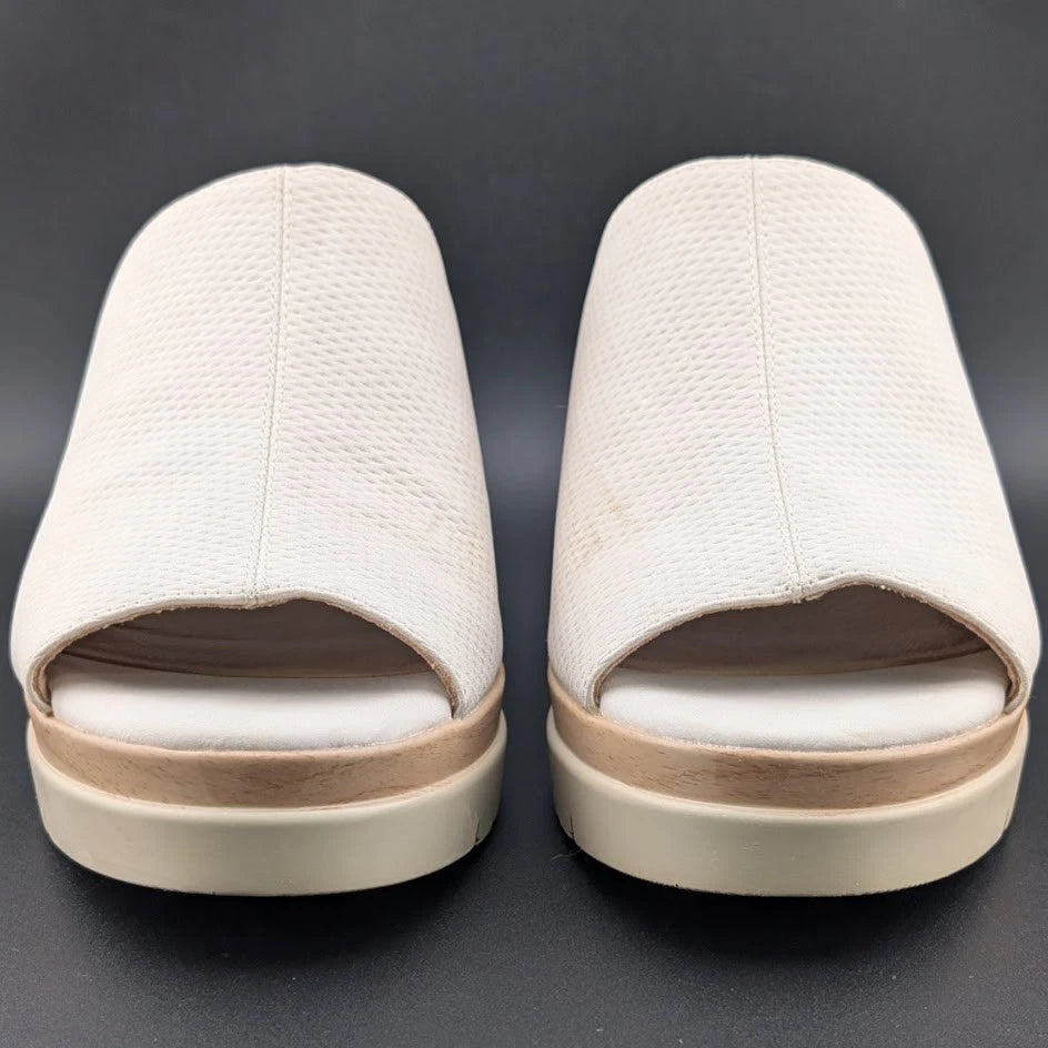 Naturalizer Size 9M Women's SOUL Goodtimes Wedge Slide Color: Porcelain SoleComfort.shoes