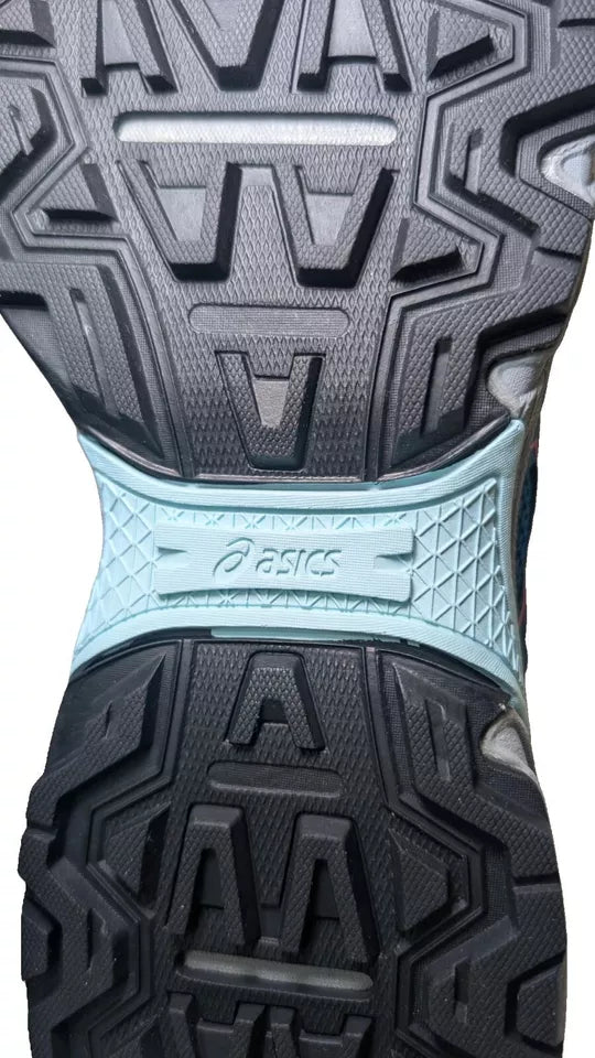 Pre-Owned ASICS Gel-Venture 8 Running Shoes Women's Sz 12 / Mens 10.5  Deep Sea Teal/Coral